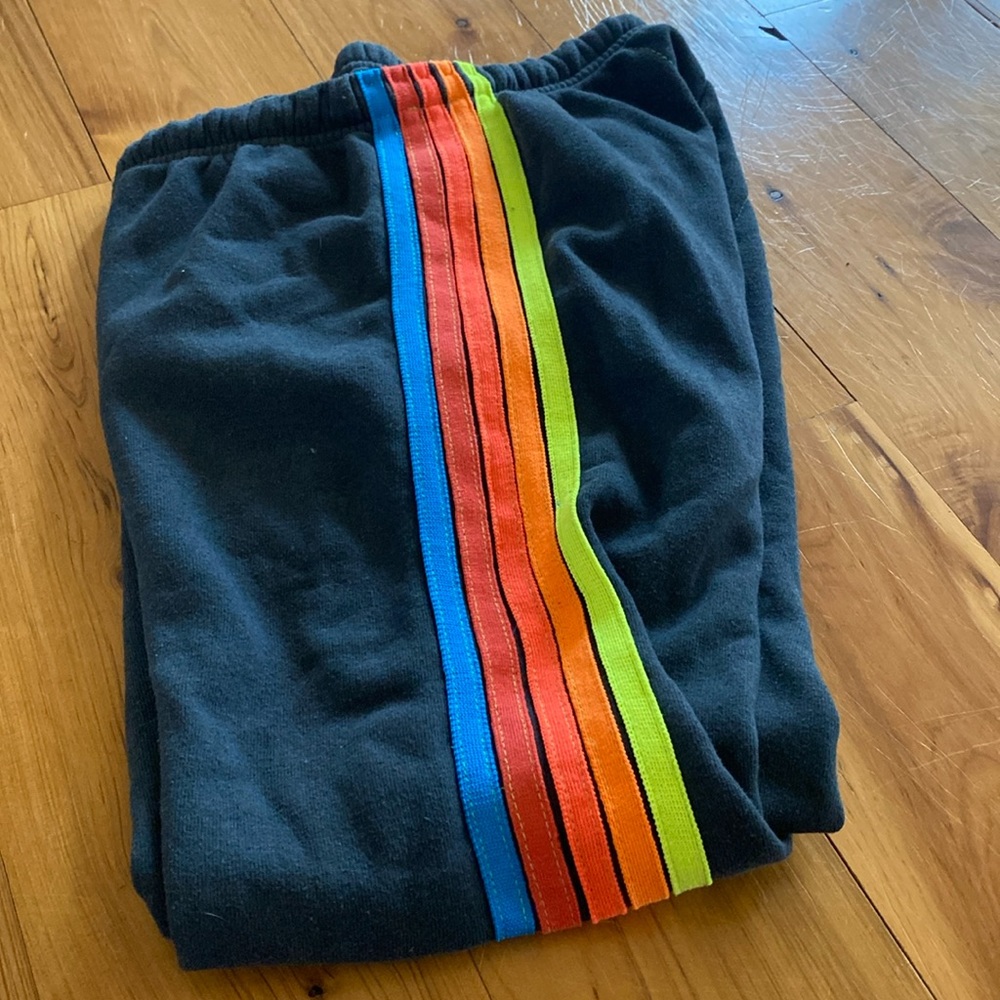 five stripe aviator, nation, size medium sweatpants